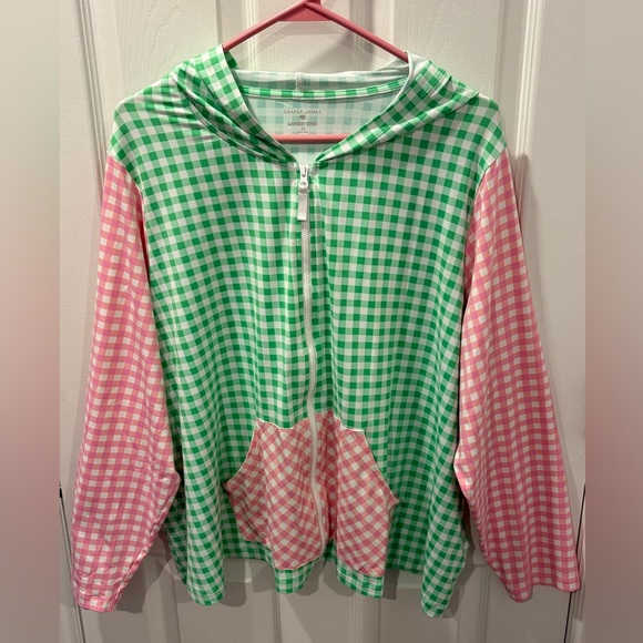 Draper James Other - Draper James x Lands' End Hooded Full Zip Long Sleeve Rash Guard UPF 50 3X